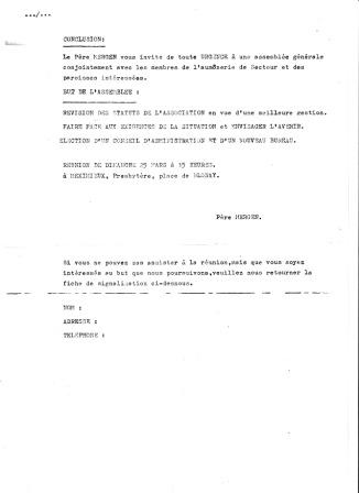 Convocation mars 1984 (suite)