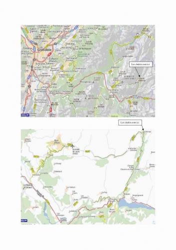 Plans pour les chalets de Clavans